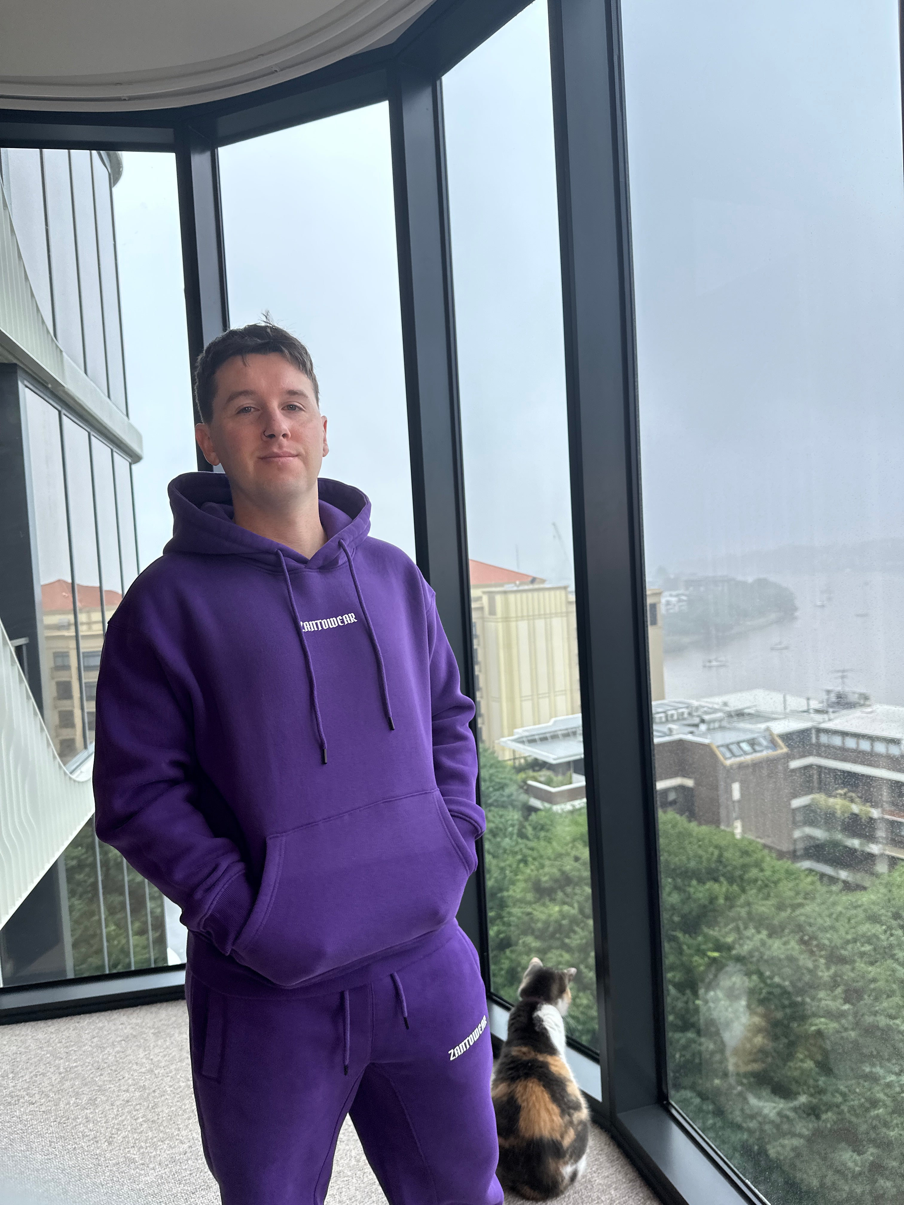 Purple Sweatsuit set
