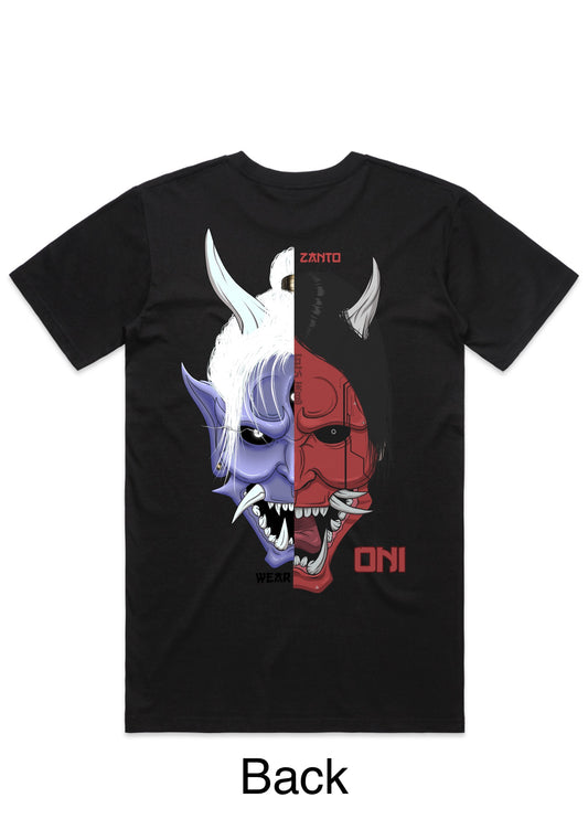 Japanese Oni Demon T-shirt back
