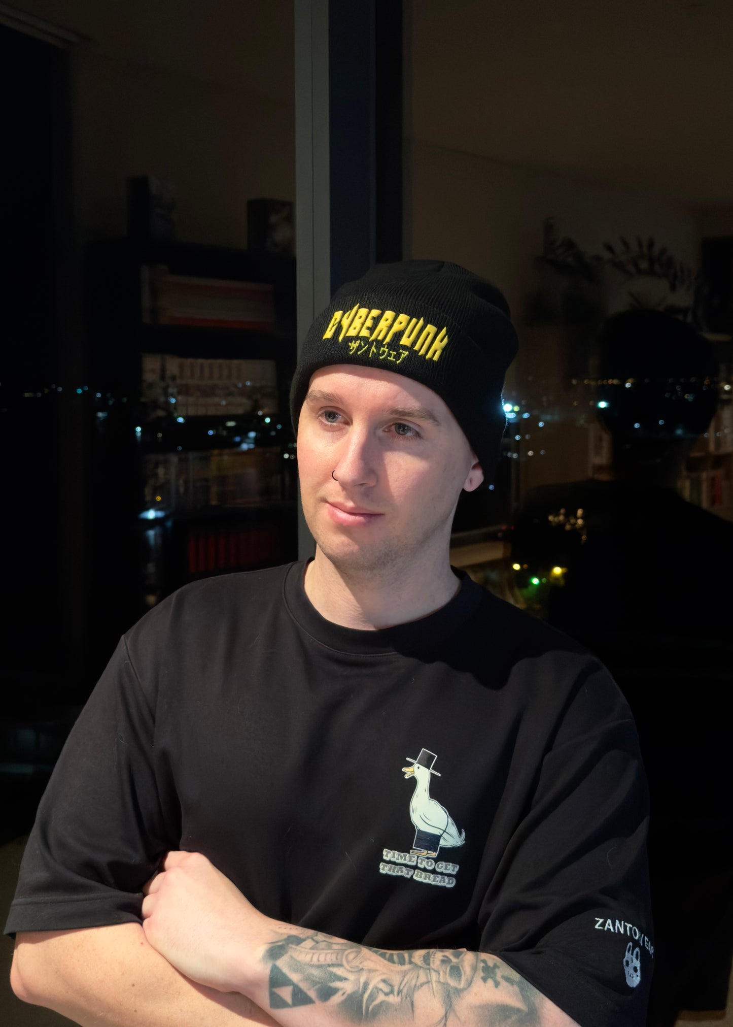 Cyberpunk Cuffed Beanie