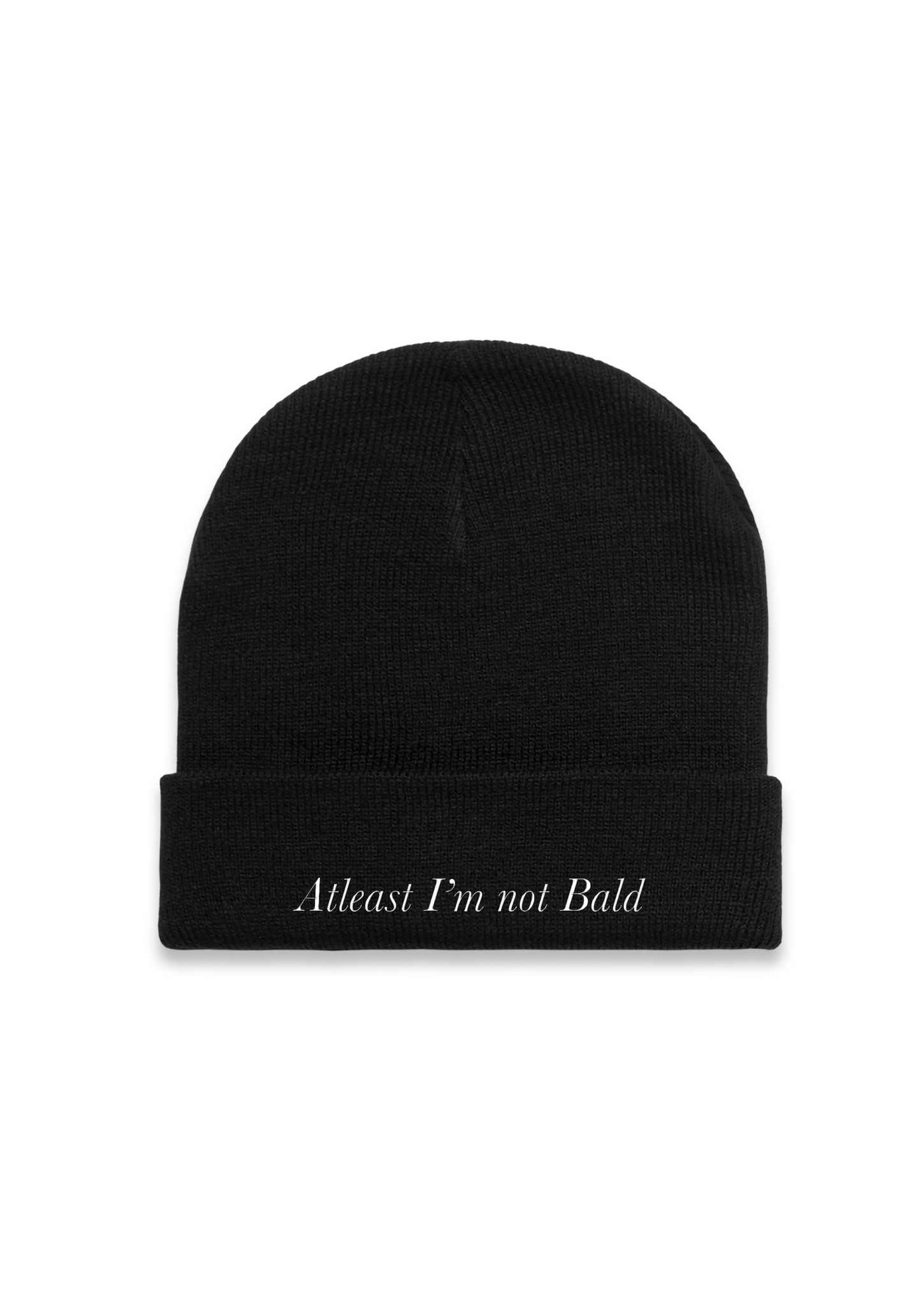 Atleast I’m not Bald Cuffed Beanie