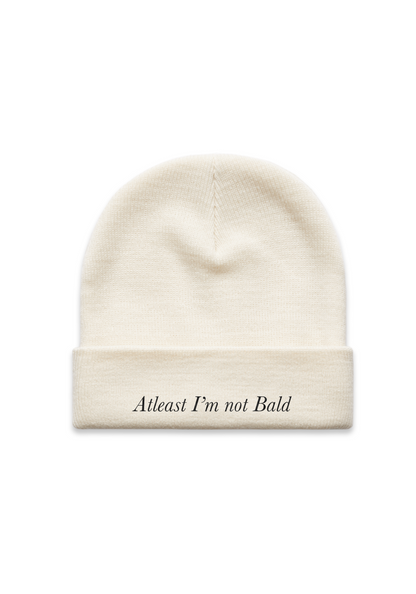 Atleast I’m not Bald Cuffed Beanie