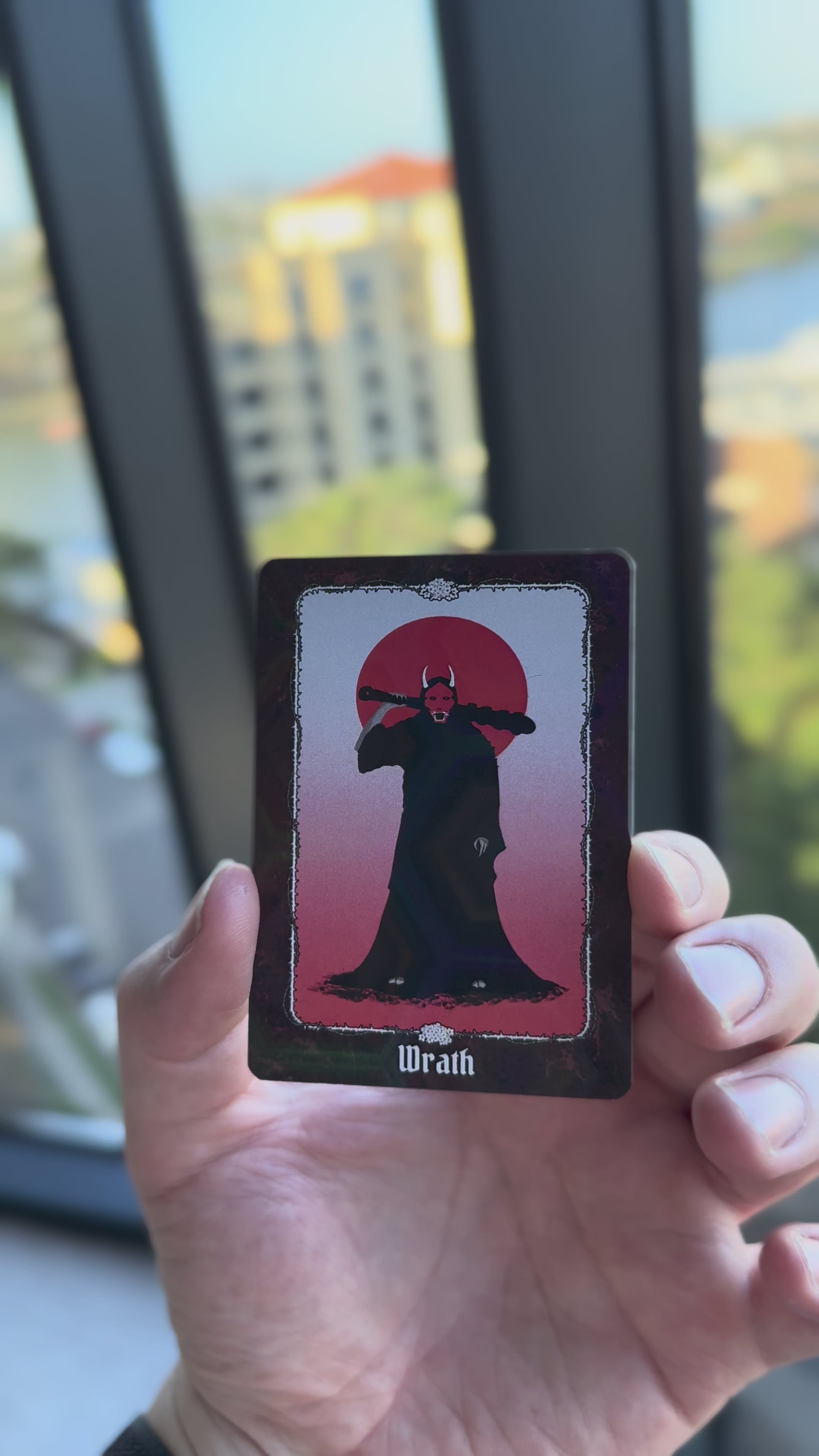 Akuma Trading card (holo)